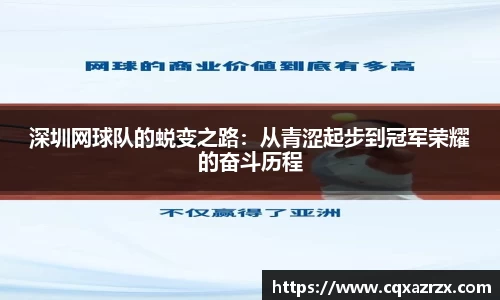 深圳网球队的蜕变之路：从青涩起步到冠军荣耀的奋斗历程